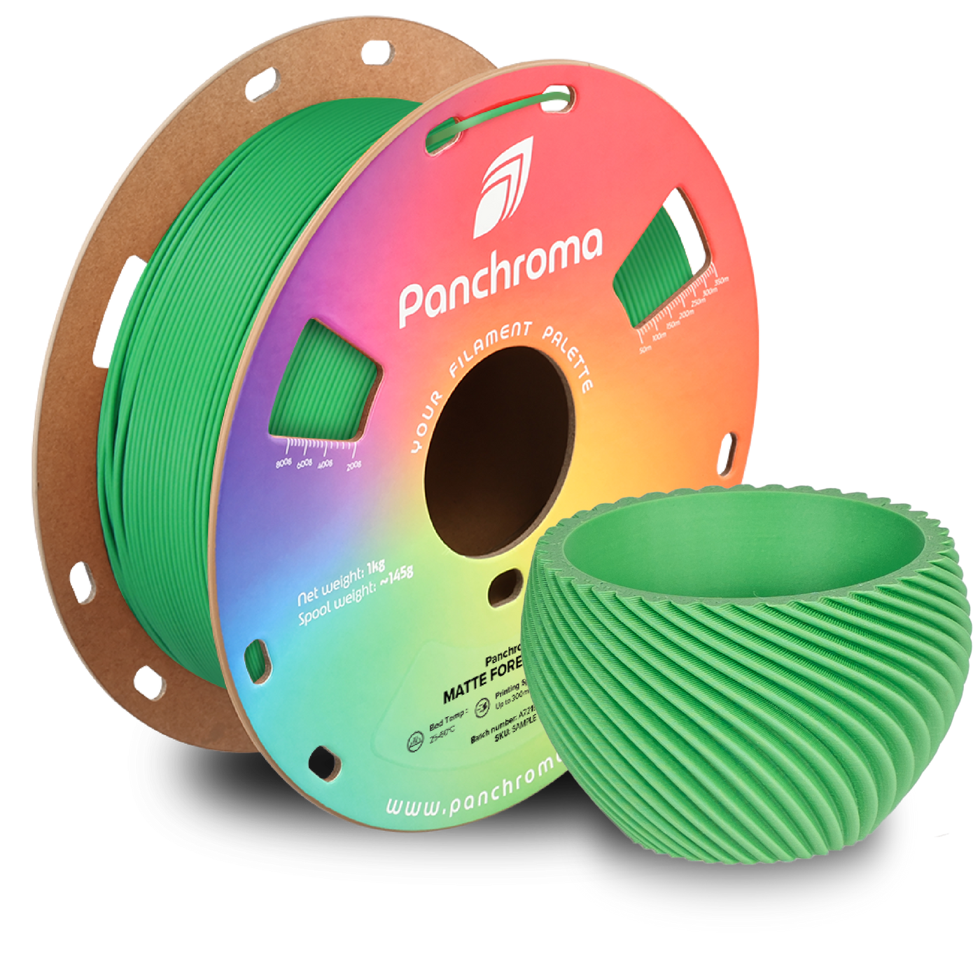 Polymaker Panchroma™ PLA Matte Forest Green 1.75 mm 1KG