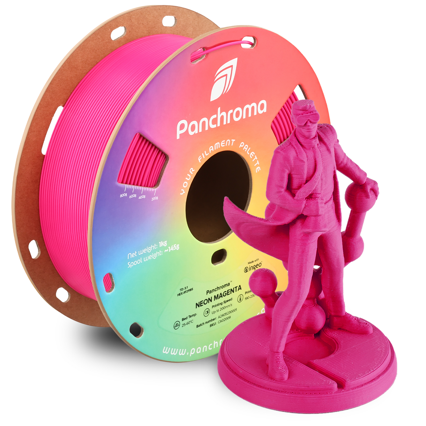 Polymaker Panchroma™ PLA Neon Magenta 1.75 mm 1KG