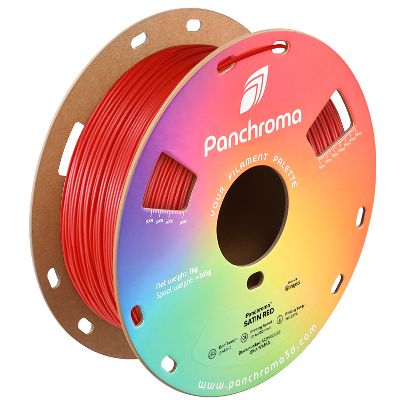 Polymaker Panchroma™ PLA Satin Red 1.75 mm 1KG