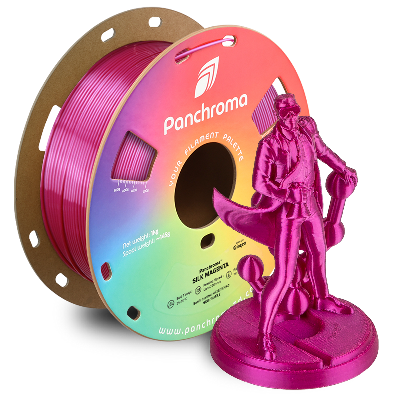 Polymaker Panchroma™ PLA Silk Magenta 1.75 mm 1KG