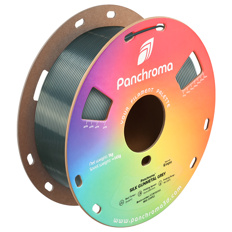 Polymaker Panchroma™ PLA Silk Gunmetal Grey 1.75 mm 1KG