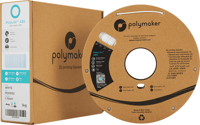 Polymaker PolyLite ABS Filament Wit 1.75mm 1Kg - AC products