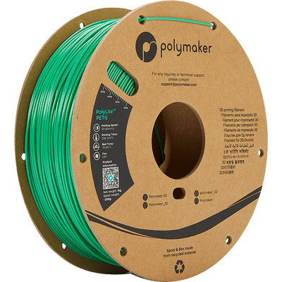 Polymaker PolyLite PETG Green 1.75 mm 1KG - AC products