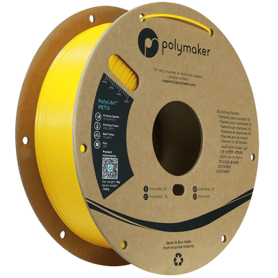 Polymaker PolyLite PETG Yellow 1.75 mm 1KG - AC products