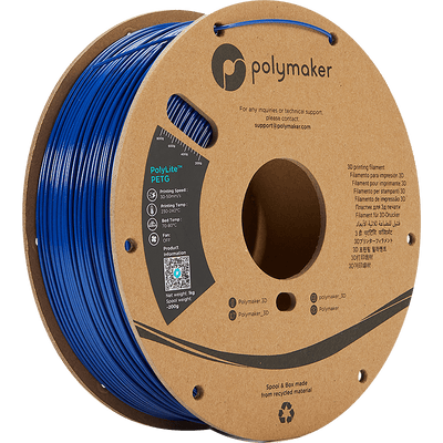 Polymaker PolyLite PETG Blauw 1.75 mm 1KG - AC products