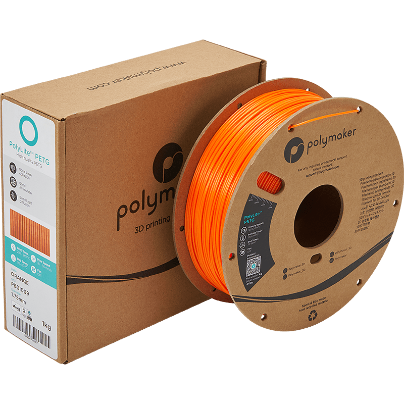 Polymaker PolyLite PETG ORANJE 1.75 mm 1KG - AC products