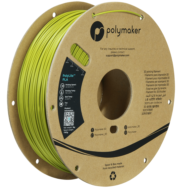 Polymaker PolyLite PLA  Filament Olive Green 1,75mm 1KG - AC products