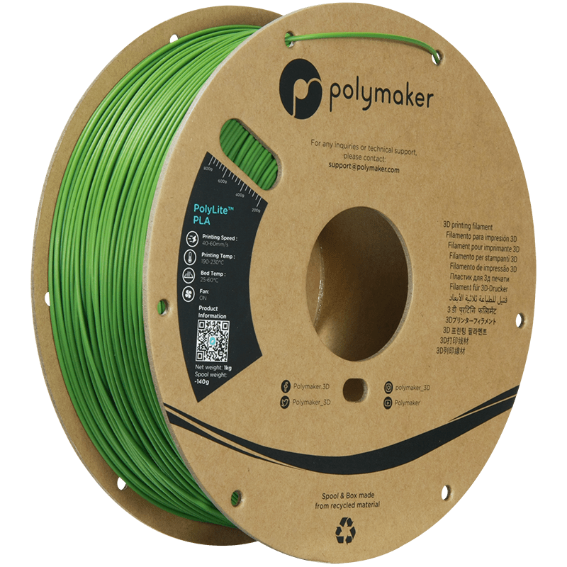 Polymaker PolyLite PLA  Filament Jungle Green 1,75mm 1KG - AC products