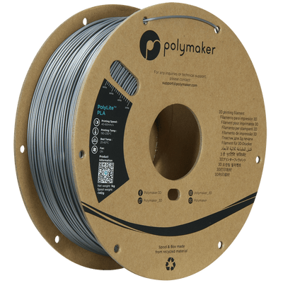 Polymaker PolyLite PLA  Filament Steel Grey 1,75mm 1KG - AC products