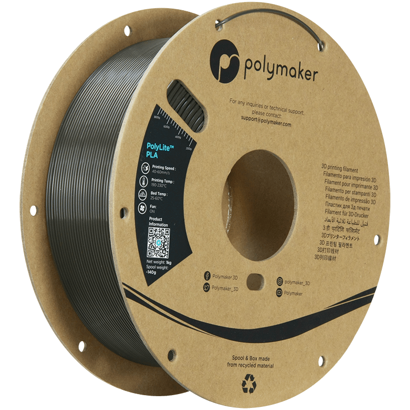 Polymaker PolyLite PLA Dark Gray Green mm 1KG - AC products