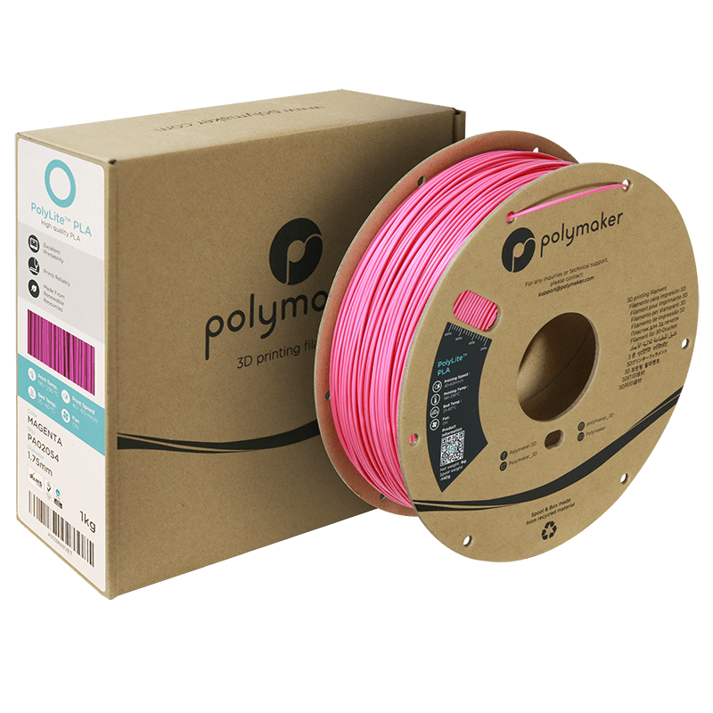 Polymaker PolyLite PLA Magenta 1.75 mm 1KG - AC products