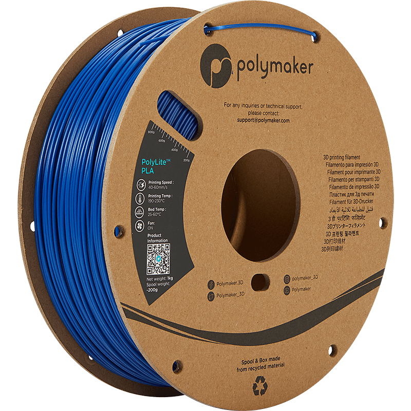 Polymaker PolyLite PLA  Filament Blue 1,75mm 1KG - AC products