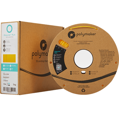 Polymaker PolyLite PLA  Filament Yellow 1,75mm 1KG - AC products