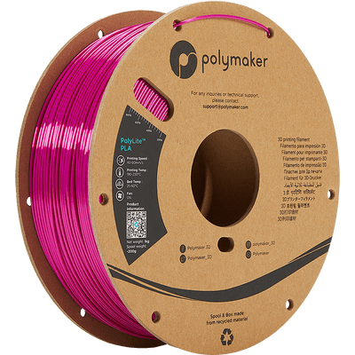 Polymaker PolyLite PLA Silk Magenta 1.75 mm 1KG - AC products