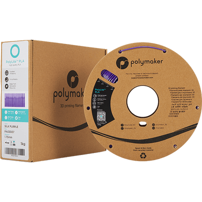 Polymaker PolyLite PLA Silk Purple 1.75 mm 1KG - AC products