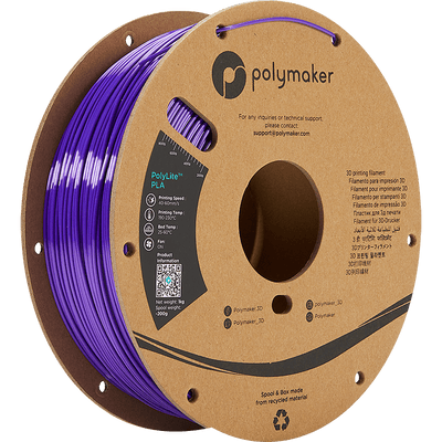 Polymaker PolyLite PLA Silk Purple 1.75 mm 1KG - AC products