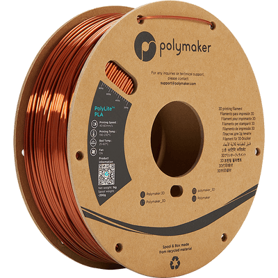 Polymaker PolyLite PLA Silk Bronze 1.75 mm 1KG - AC products