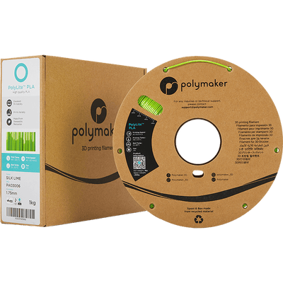 Polymaker PolyLite PLA Silk Lime 1.75 mm 1KG - AC products