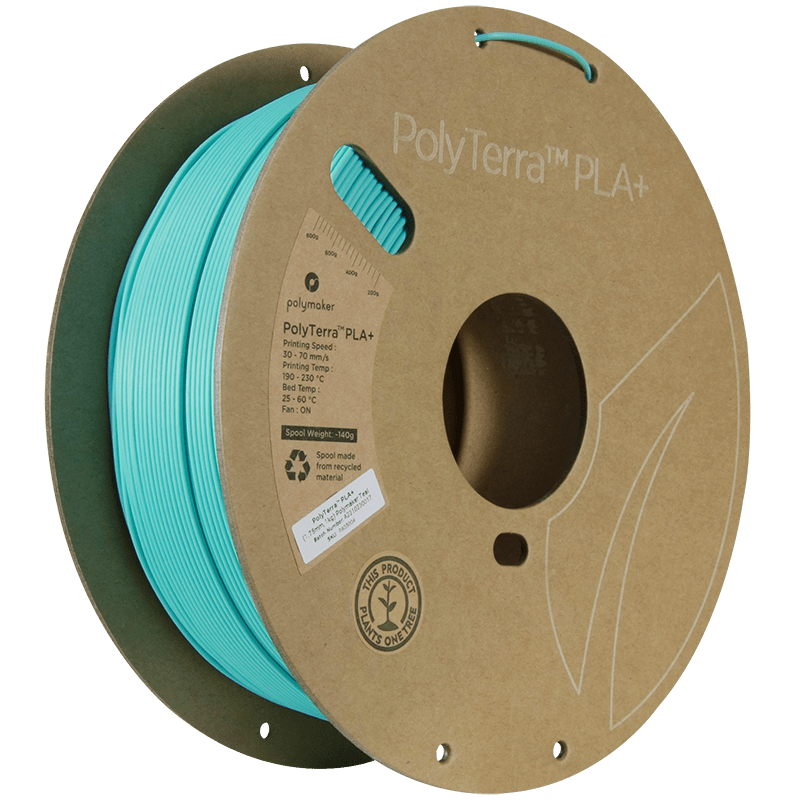 Polymaker PolyTerra PLA+ filament Teal 1.75 mm 1KG - AC products