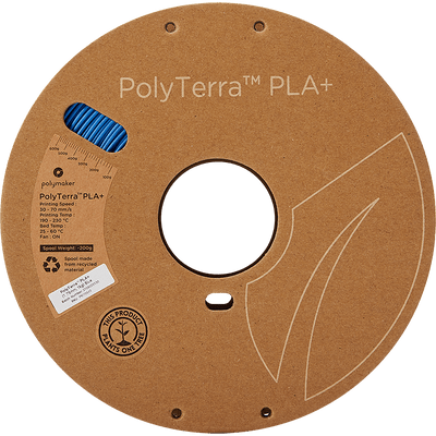 Polymaker PolyTerra Pla+ filament Blue 1.75 mm 1KG - AC products