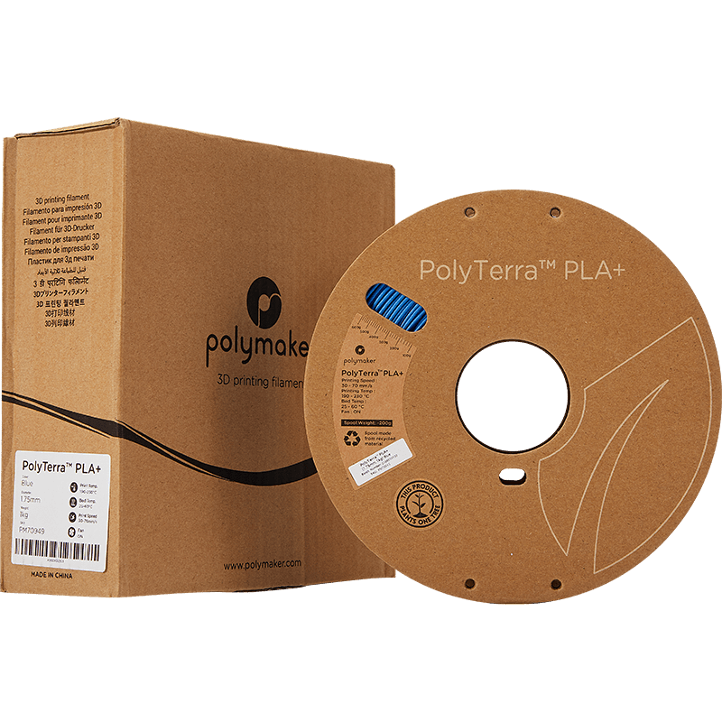 Polymaker PolyTerra Pla+ filament Blue 1.75 mm 1KG - AC products