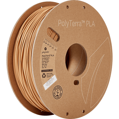 Polymaker PolyTerra Pla filament Wood Brown 1.75 mm 1KG - AC products