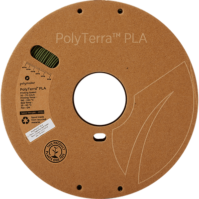 Polymaker PolyTerra Pla filament Army Dark Green 1.75 mm 1KG - AC products