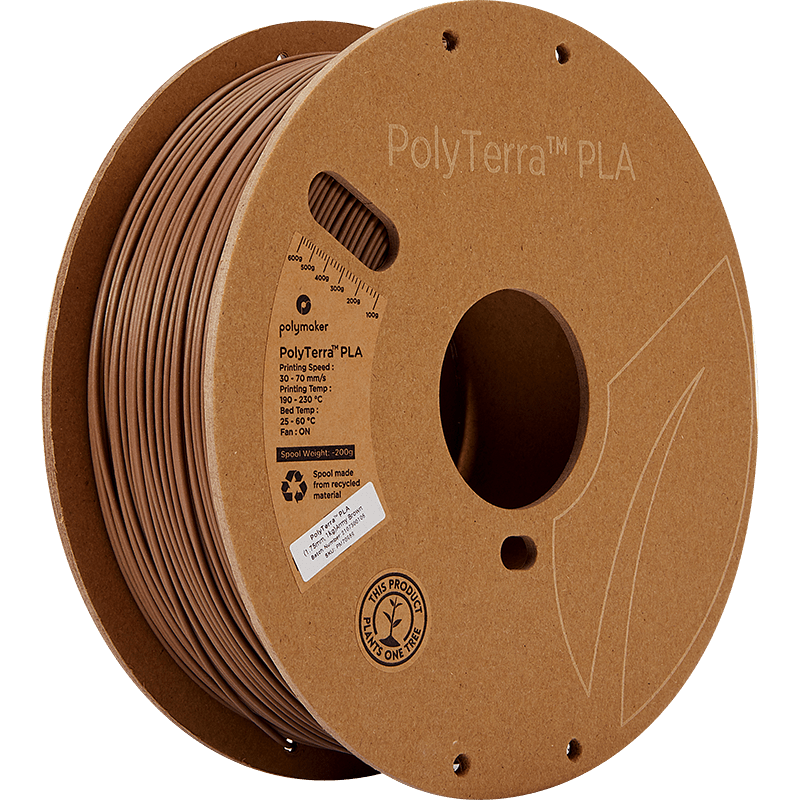 Polymaker PolyTerra Pla filament Army Brown 1.75 mm 1KG - AC products