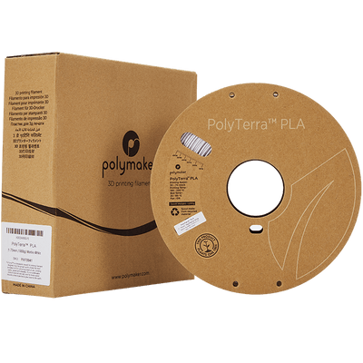 Polymaker PolyTerra Pla filament Marble white 1.75 mm 1KG - AC products