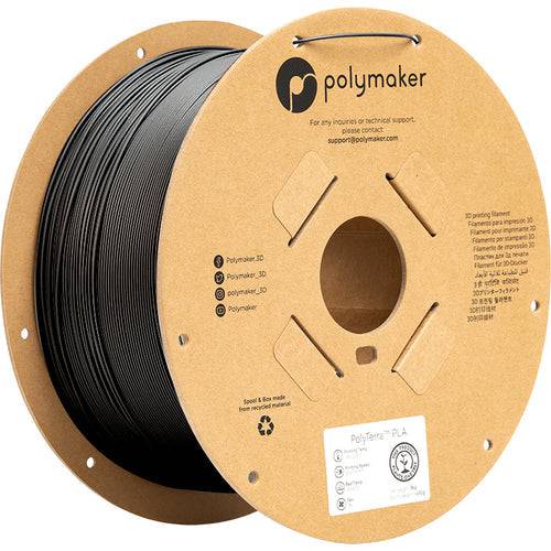 Polymaker PolyTerra Pla filament Charcoal Black 1.75 mm 3KG - AC products