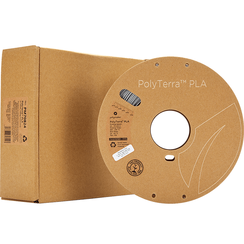 Polymaker PolyTerra Pla filament Fossil Grey 1.75 mm 1KG - AC products