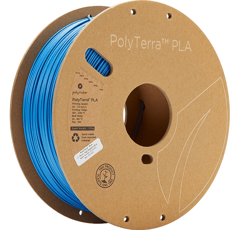 Polymaker PolyTerra Pla filament Sapphire Blue 1.75 mm 1KG - AC products