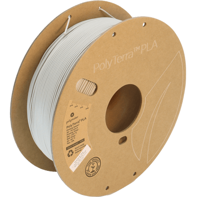 Polymaker PolyTerra Pla filament Muted White 1.75 mm 1KG - AC products