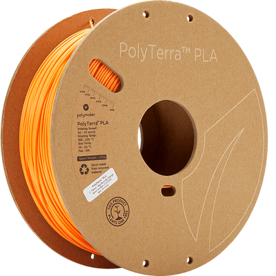 Polymaker PolyTerra Pla filament Sunrise Orange 1.75 mm 1KG - AC products