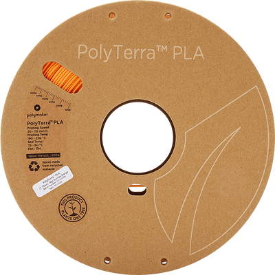 Polymaker PolyTerra Pla filament Sunrise Orange 1.75 mm 1KG - AC products