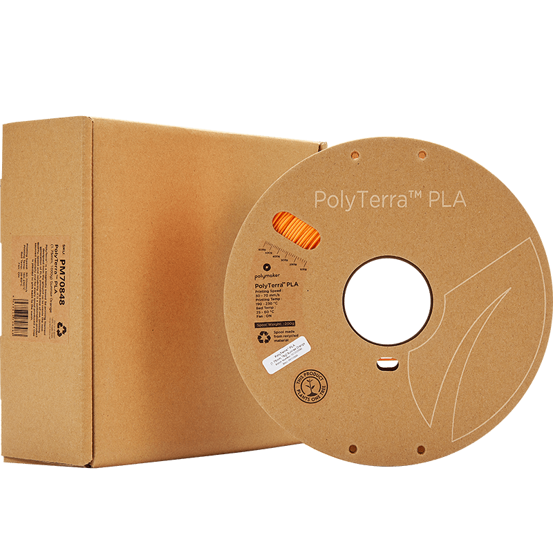 Polymaker PolyTerra Pla filament Sunrise Orange 1.75 mm 1KG - AC products