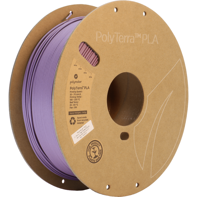 Polymaker PolyTerra Pla filament Muted Purple 1.75 mm 1KG - AC products