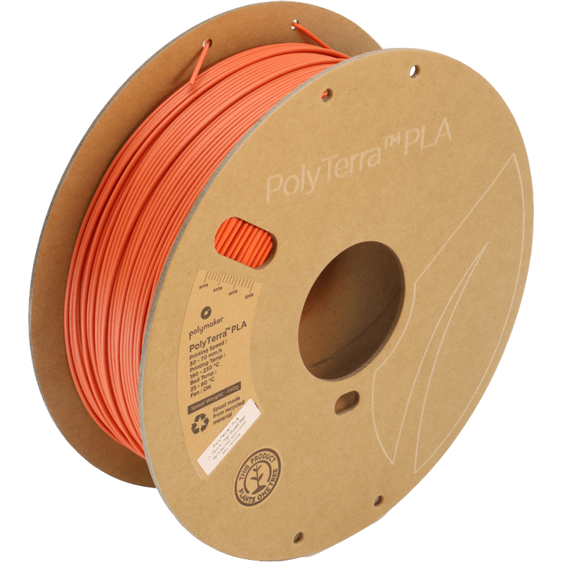 Polymaker PolyTerra Pla filament Muted Red 1.75 mm 1KG - AC products