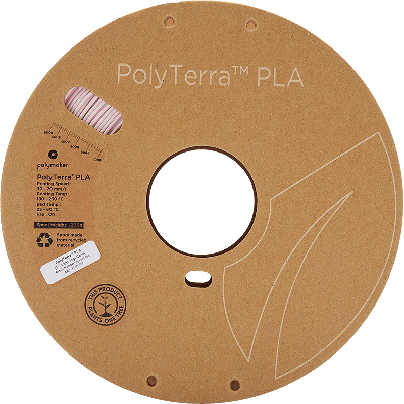 Polymaker PolyTerra Pla filament Candy 1.75 mm 1KG - AC products