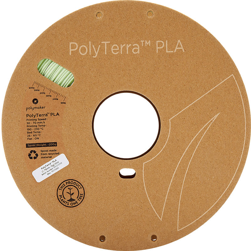 Polymaker PolyTerra Pla filament Mint 1.75 mm 1KG - AC products