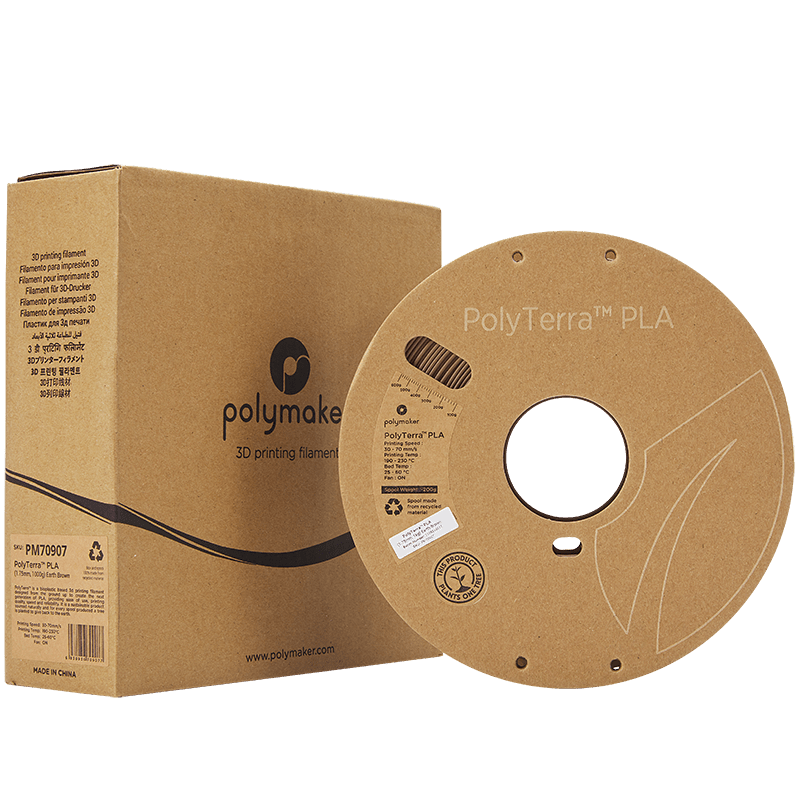 Polymaker PolyTerra Pla filament Earth Brown1.75 mm 1KG - AC products