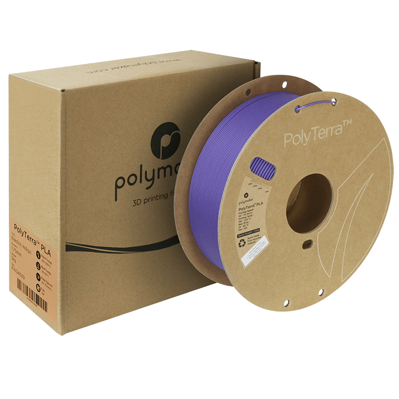 Polymaker PolyTerra Pla filament Electric Indigo 1.75 mm 1KG - AC products