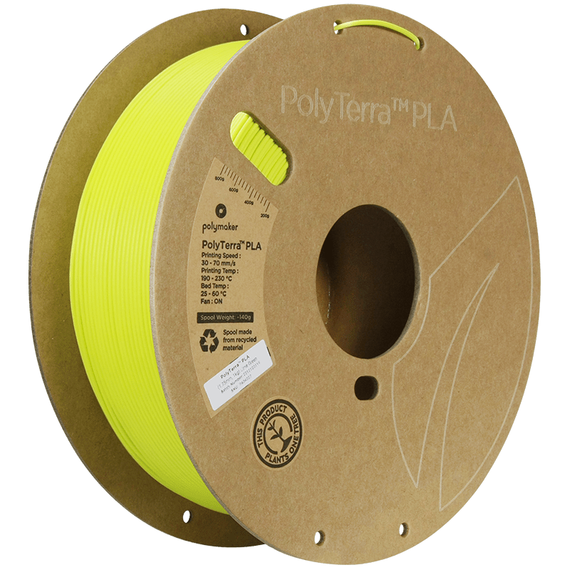 Polymaker PolyTerra Pla filament Lime Green 1.75 mm 1KG - AC products