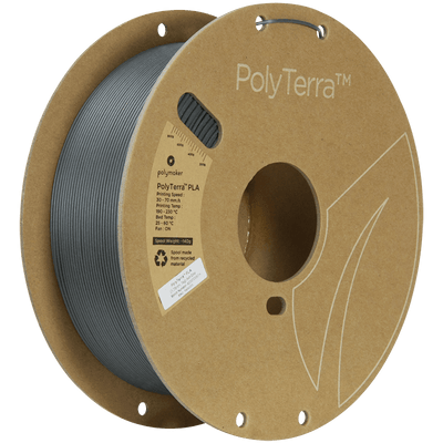 Polymaker PolyTerra Pla filament Ash Grey 1.75 mm 1KG - AC products