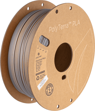 Polymaker PolyTerra PLA Filament Dual Foggy Orange (Grey-Orange) 1.75 mm 1KG - AC products