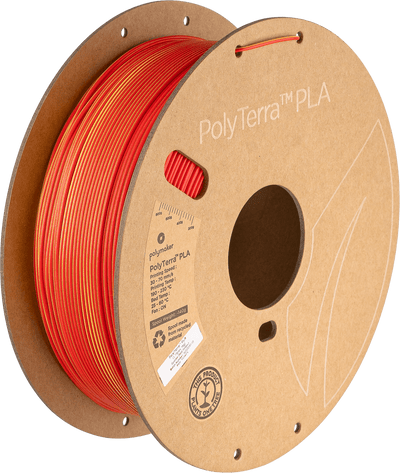 Polymaker PolyTerra PLA Filament Dual Sunrise Red-Yellow 1.75 mm 1KG - AC products