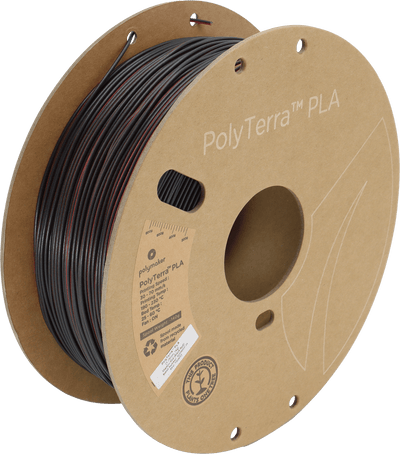 Polymaker PolyTerra PLA Filament Dual Shadow Red (Black-Red) 1.75 mm 1KG - AC products