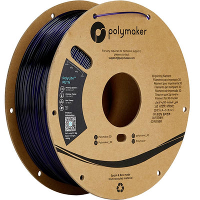 Polymaker PolyLite PETG Translucent Blue 1.75 mm 1KG - AC products