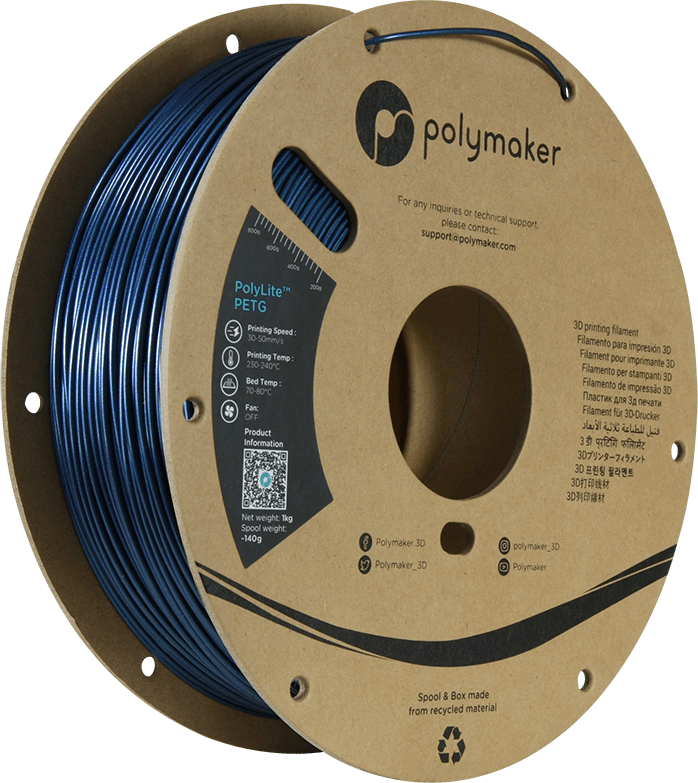 Polymaker PolyLite PETG Dark Blue 1.75 mm 1KG - AC products