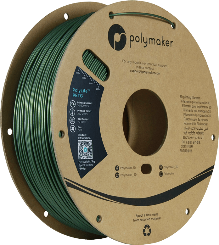 Polymaker PolyLite PETG Dark Green 1.75 mm 1KG - AC products